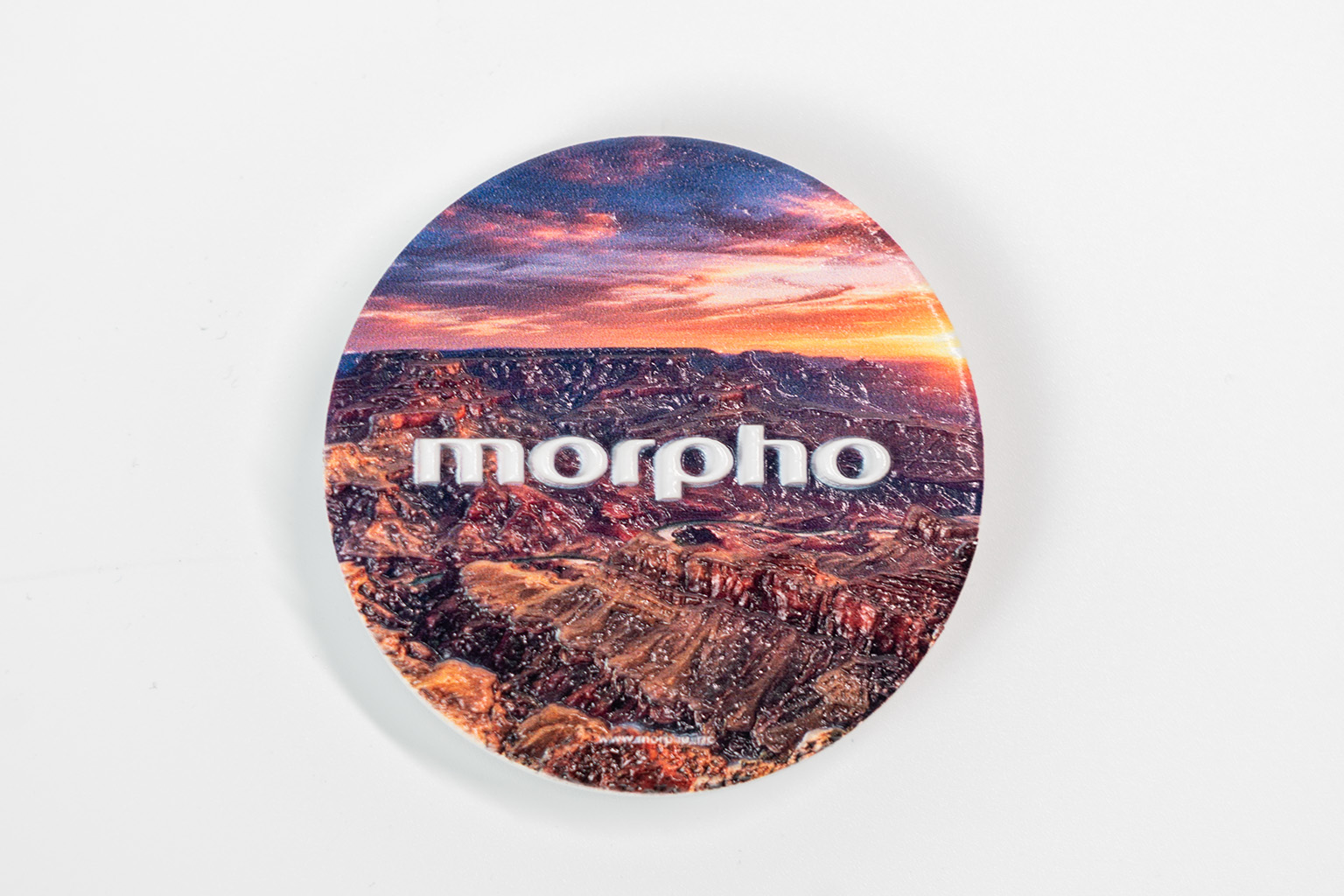 Round Ceramic Fridge Magnet