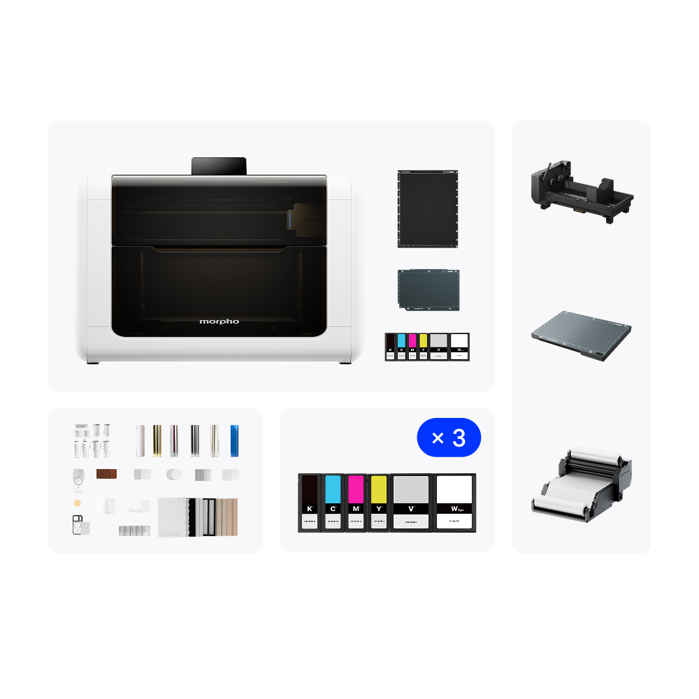 UV Ink Sets included with the Deluxe Bundle