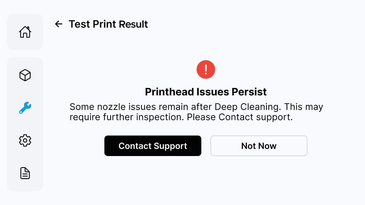 Printhead Issues Persist