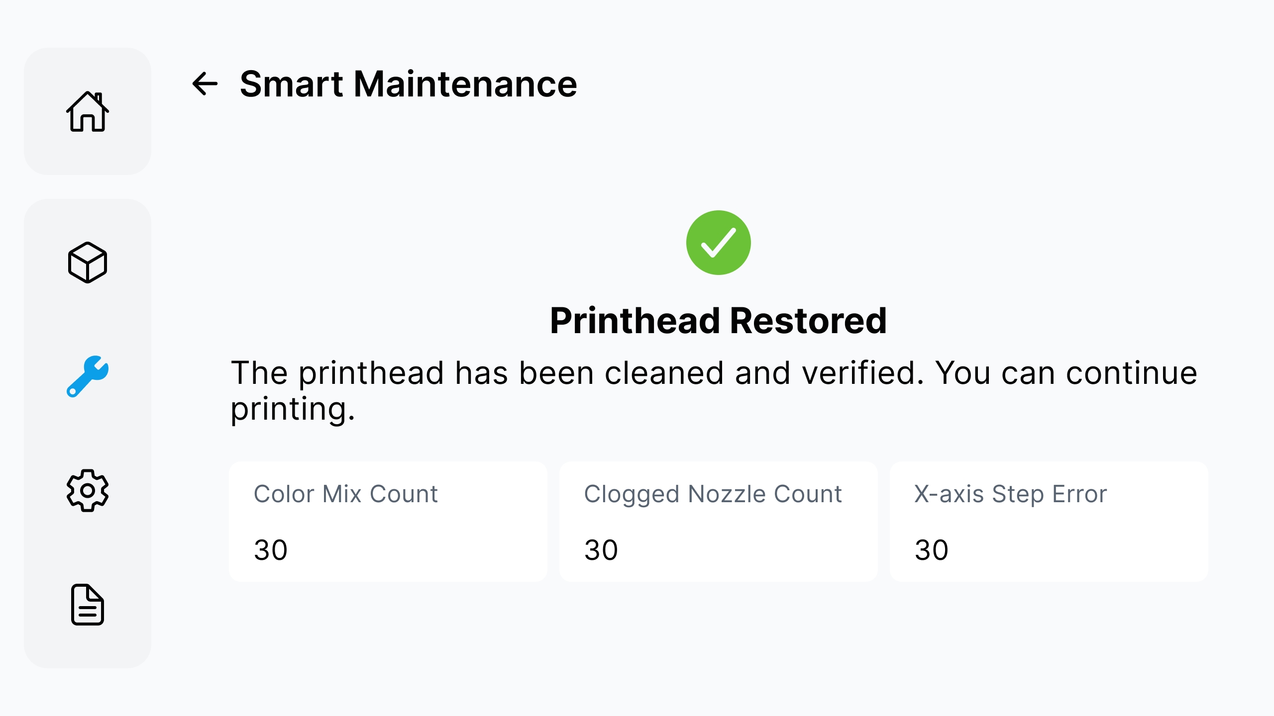 Smart Maintenance progress
