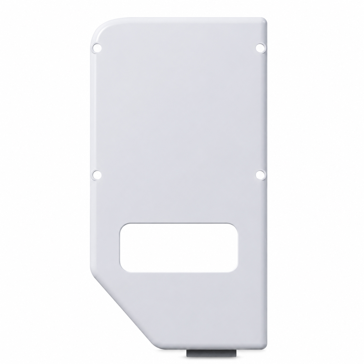 Side cover model for the external exhaust system