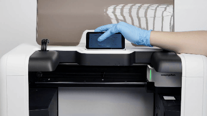 Moving the printhead carriage along the X-axis